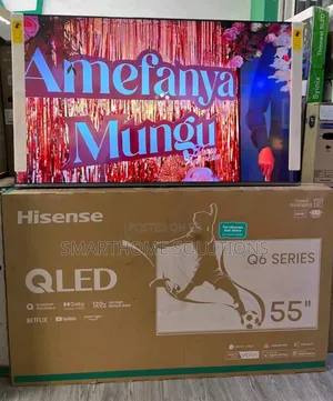 Hisense 55-inch Qled Smart Tv 4k 55q6q