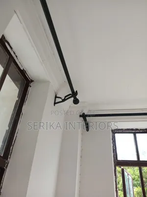 Single Jua Kali Curtain Rods Curtain Rods Environmental Friendly