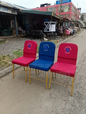 Red/ Blue Locally Made Chairs With Branding