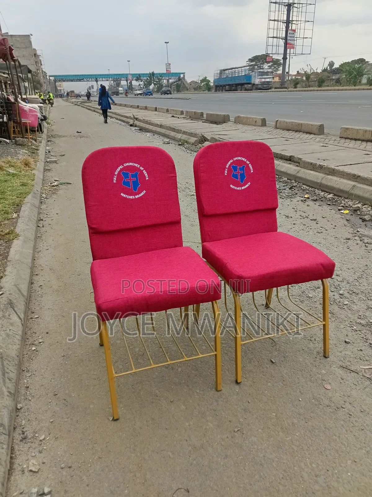 Red Church Chairs, 