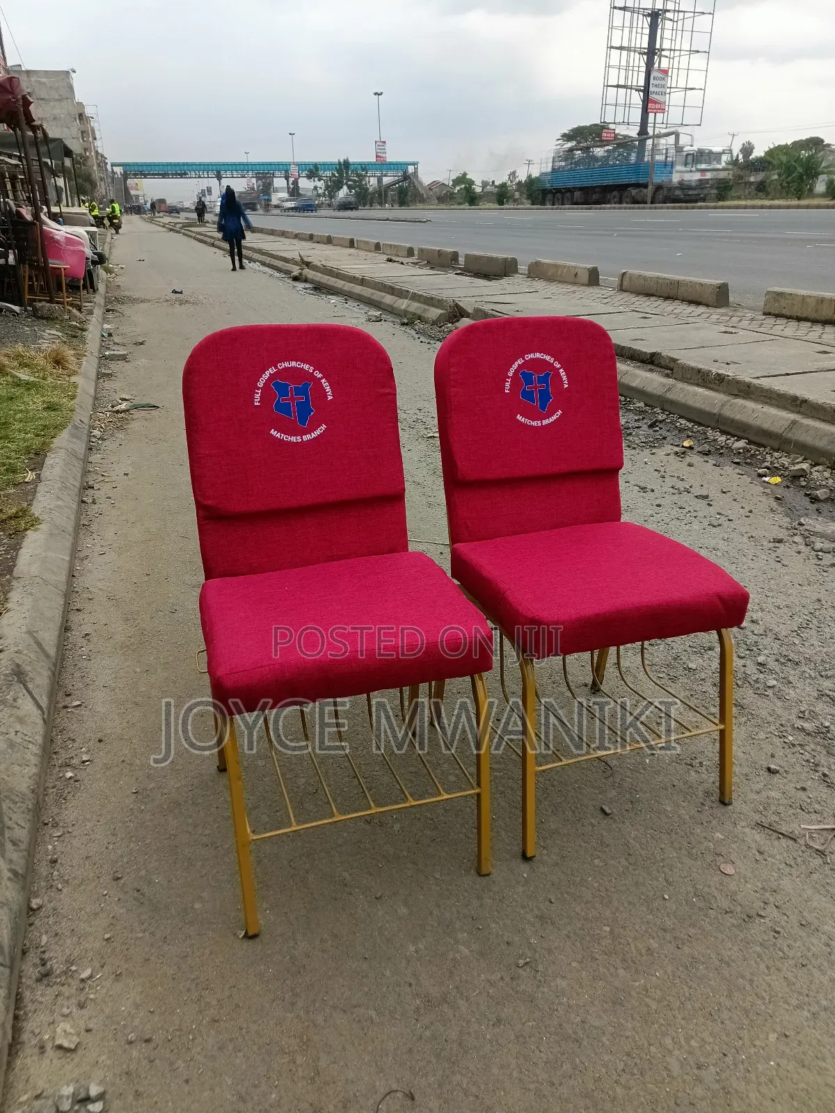 Red Church Chairs, 