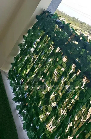Closely Patched Green Artificial Privacy Fence