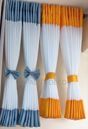 2piece Kitchen Window Curtains With Boe Ties