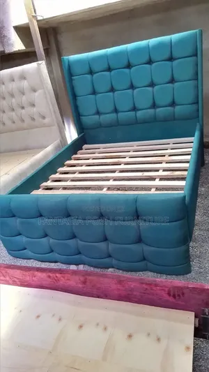Teal Upholstered Bed Frame 5 By 6