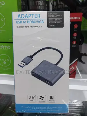 High Definition Usb to Hdmi/Vga Adapter Converter.