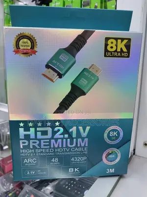 2.1v Premium High Speed Hdmi Cable 3 Meters.