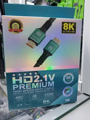 3m Premium Hdmi 2.1 8k60hz/4k120hz Cable.