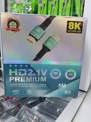 Hdmi 2.1 Premium Cable 48gbps 60hz Ultra Hd 5 Meters.