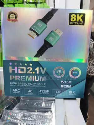Premium 2.1 Hdmi Cable 15m - Ultra High-Speed 48gbps