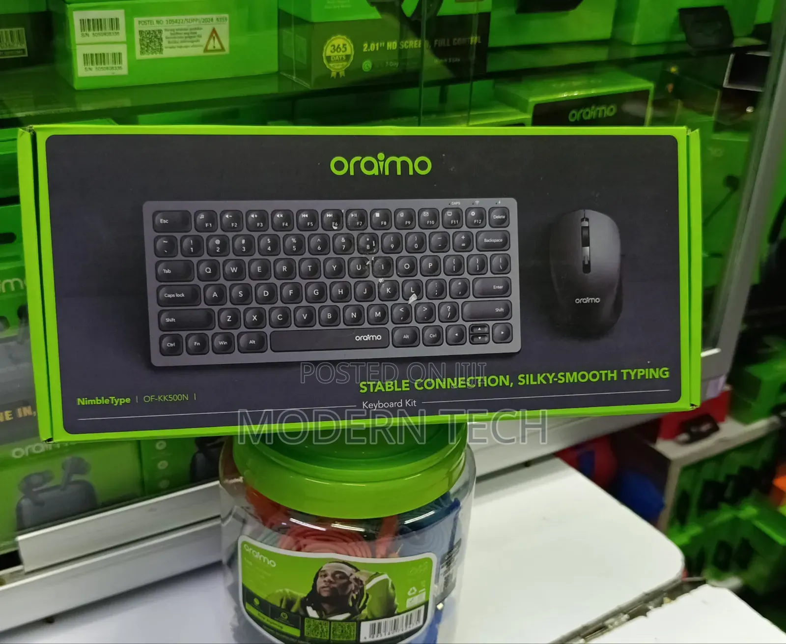 Oraimo Wireless Keyboard Mouse Kit