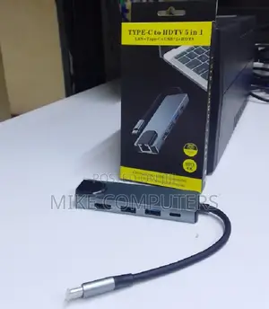 5 in 1new Type C to Hd)Usb Splitter Multi Usb C Hub Usb3.0