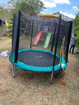 Kids 8ft Trampoline for Backyard Fun
