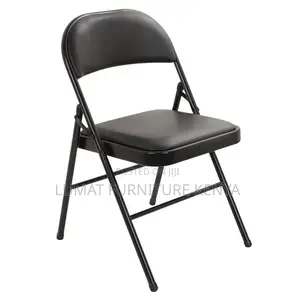 Black Foldable Outdoor/Indoor Chair