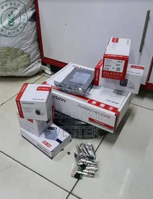 CCTV Camera Hikvision 4 Channel System With 4ch Hikvision, Night Visio