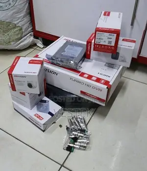 Hikvision 4channel CCTV Security Complete Full Kit Indoor/Outdoor