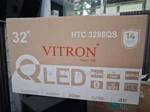 Vitron 32 Inch Qled Smart Android Tv Htc3288qs With Bluetooth