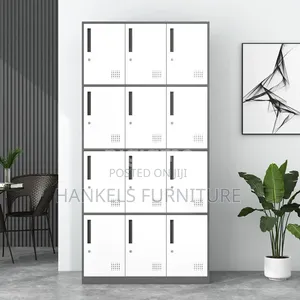 12 Door Metal Locker Cabinet