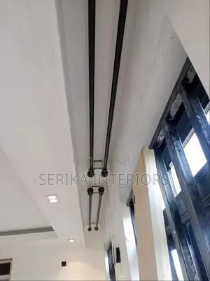 Double Jua Kali Curtain Rods Curtain Rods Environmental Friendly