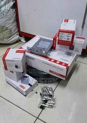 4cctv Quality Complete Cameras 4channel Hikvision CCTVS