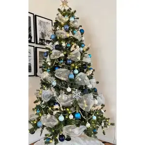 Christmas Ribbon Tree Decoration Mesh Tulle Roll Fabric