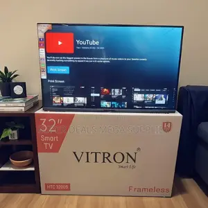 Vitron 32 Inch Smart Android Frameless Led Tv Internet Ready