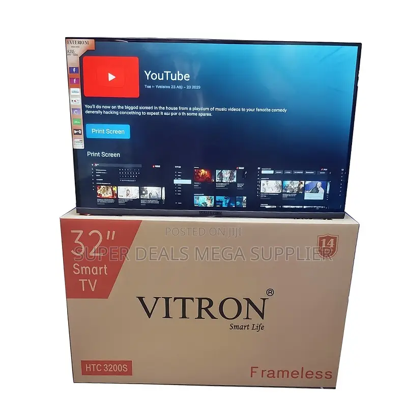 Vitron 32 Inch Frameless Smart Led Tv With Android Features