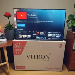 Vitron 32 Inch Frameless Android Smart Led Tv With Clear View