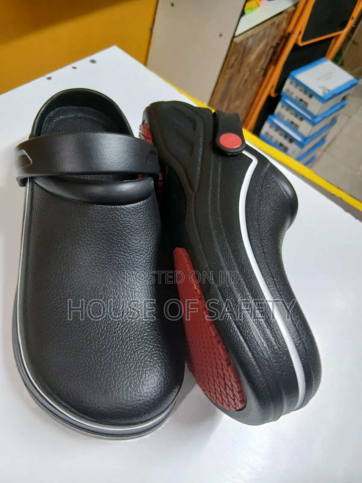 Red Safety Clog