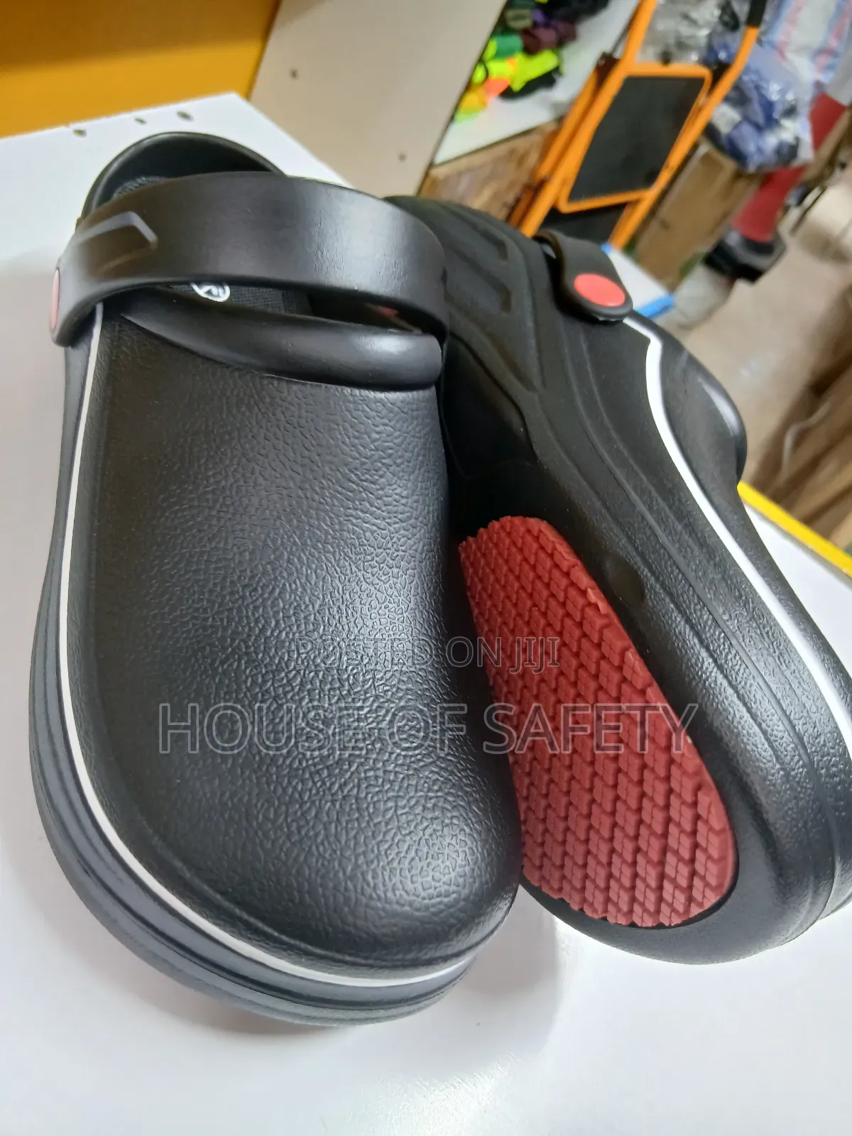 Red Safety Clog