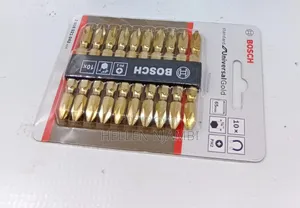 Bosch Bit Screw Double Ended 10pc Gold 65mm