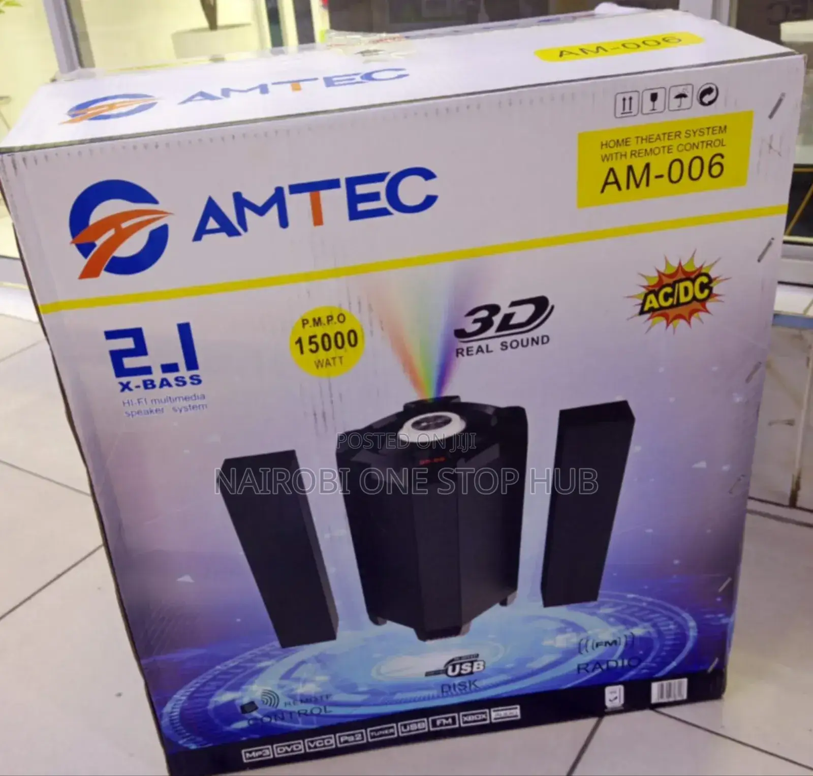 Amtec Am006 Powerful Multimedia Speaker System