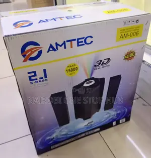 Amtec Am006 Home Theater Subwoofer With Remote Control