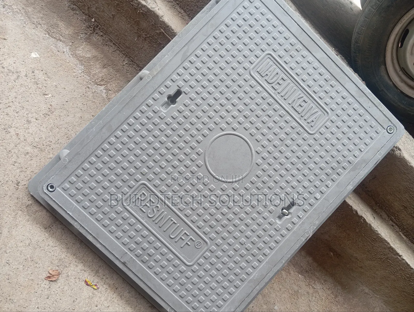 450×600 Mm Locable Non- Slip FRP Manhole Cover
