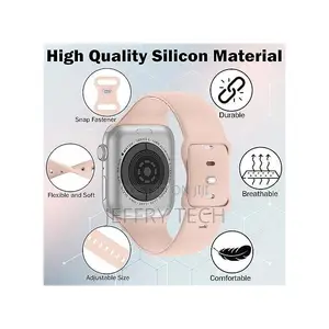 Molea Apple Watch Bands 41mm 40mm 38mm Soft Silicone Replacement Strap