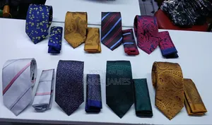 Office and Event Ties With Pocket Square.