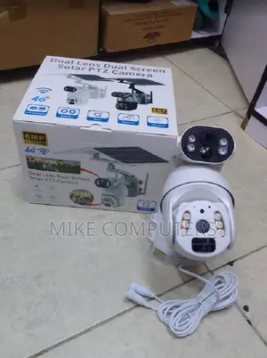U-Box Dual Lens Dual Screen Solar PTZ Camera 6mp Full Hd