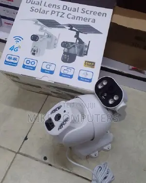 Solar Security Cameras Wireless Outdoor Dual CCTV Camera