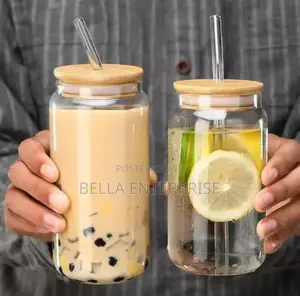 Portable Smoothie Jar With Straw