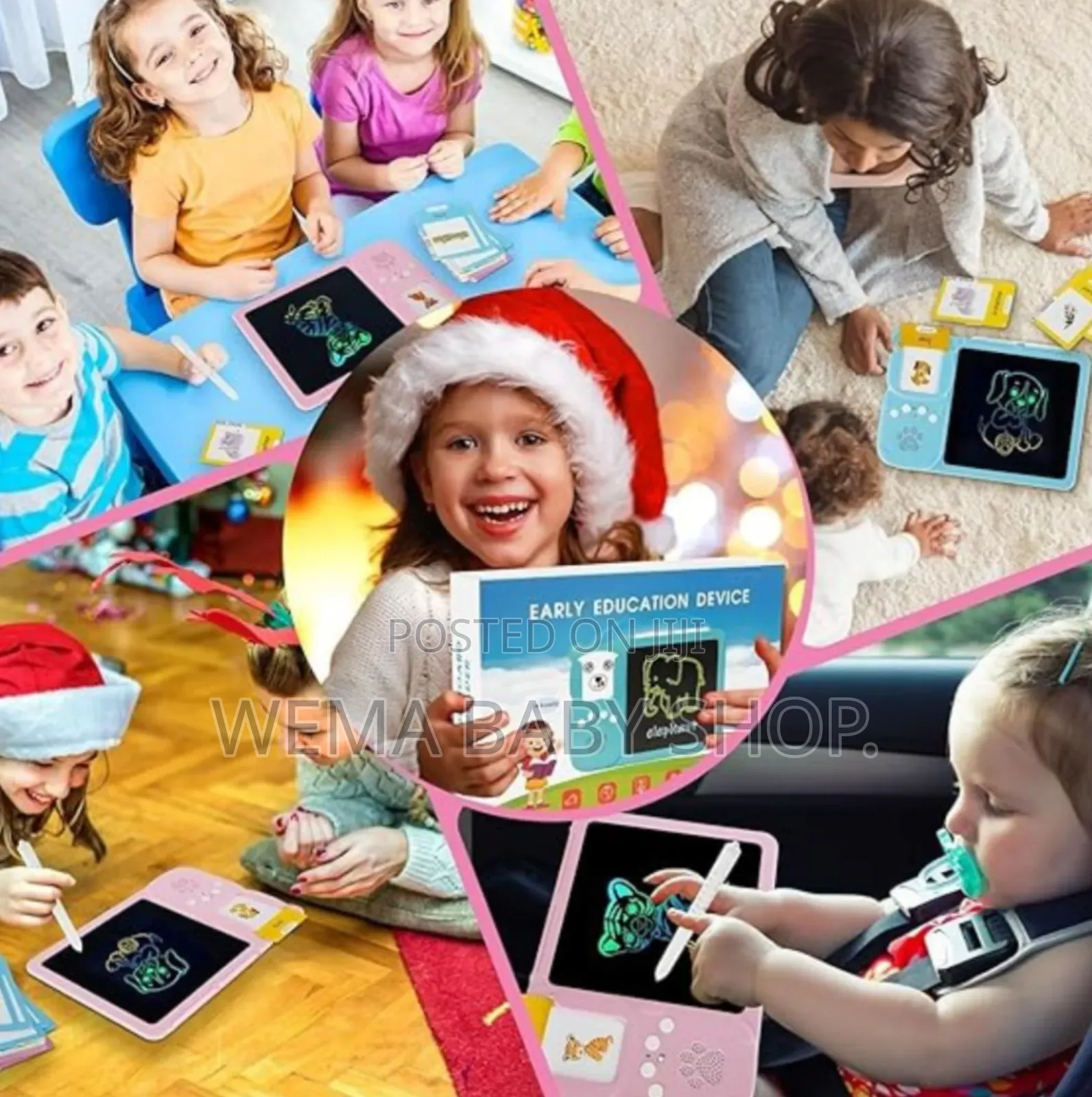 Kids Card Reader With a Writing LCD Pad