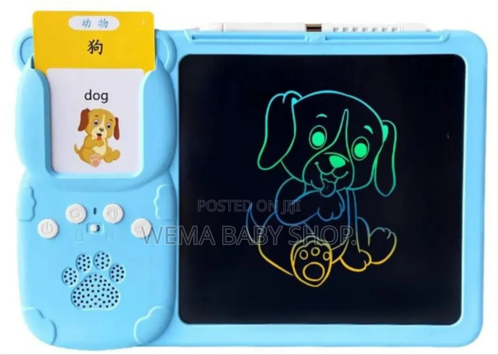Kids Card Reader With a Writing LCD Pad
