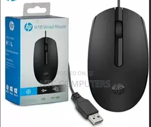 Hp M10 Wired Usb Mouse With 3 Buttons High