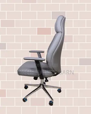 Stylish Lumbar Grey Chair Executive | Same-Day Delivery Available