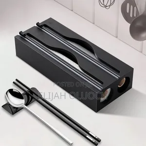 3in1 Bamboo Wrap Dispenser With Cutter