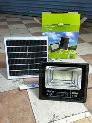 New Led Solar Lights 300 Watts + Panel And Free Remote 16 Hrs