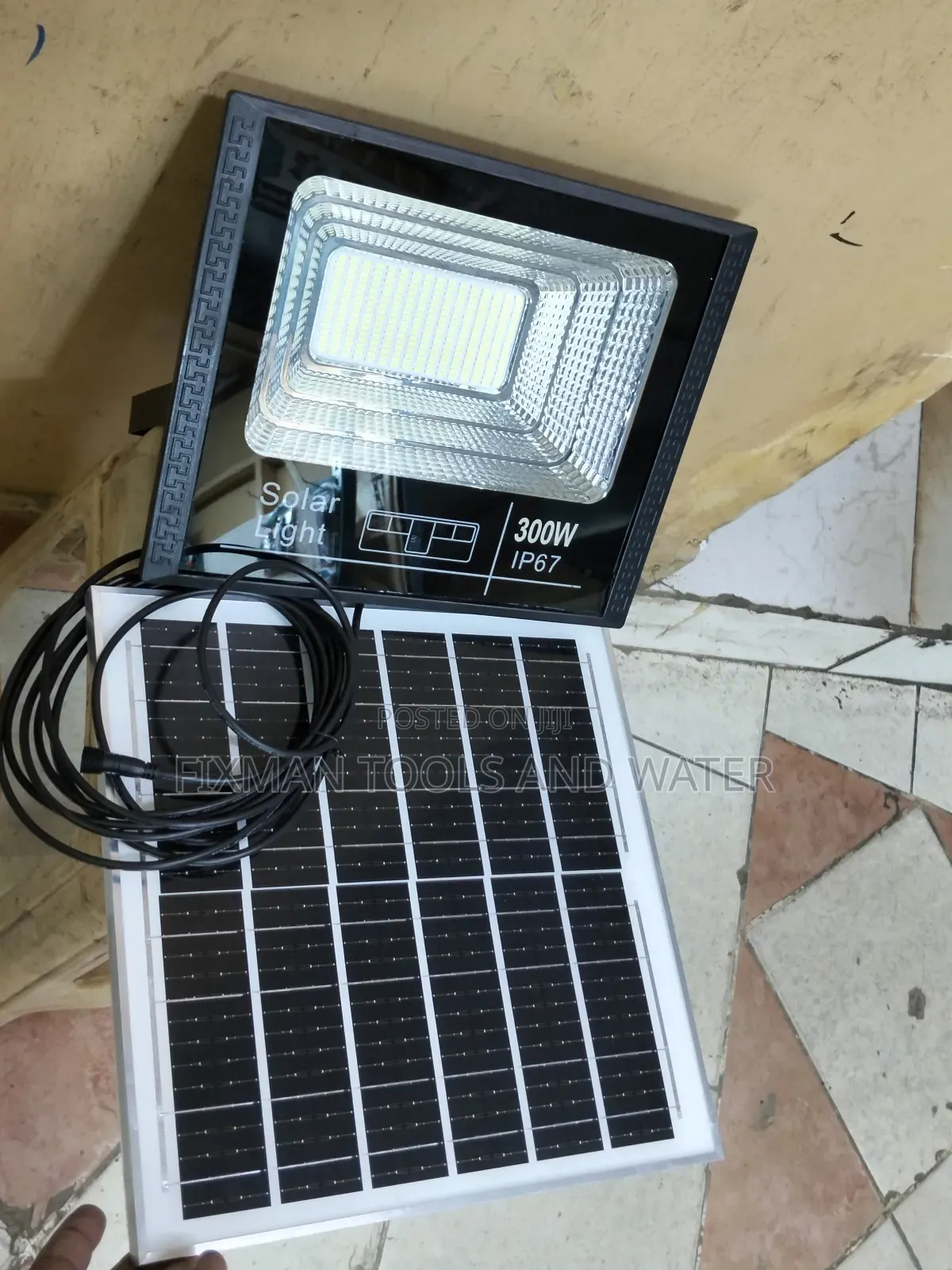Bright Security Solar Lights 300 Watts 16 HRS and Solar Panel