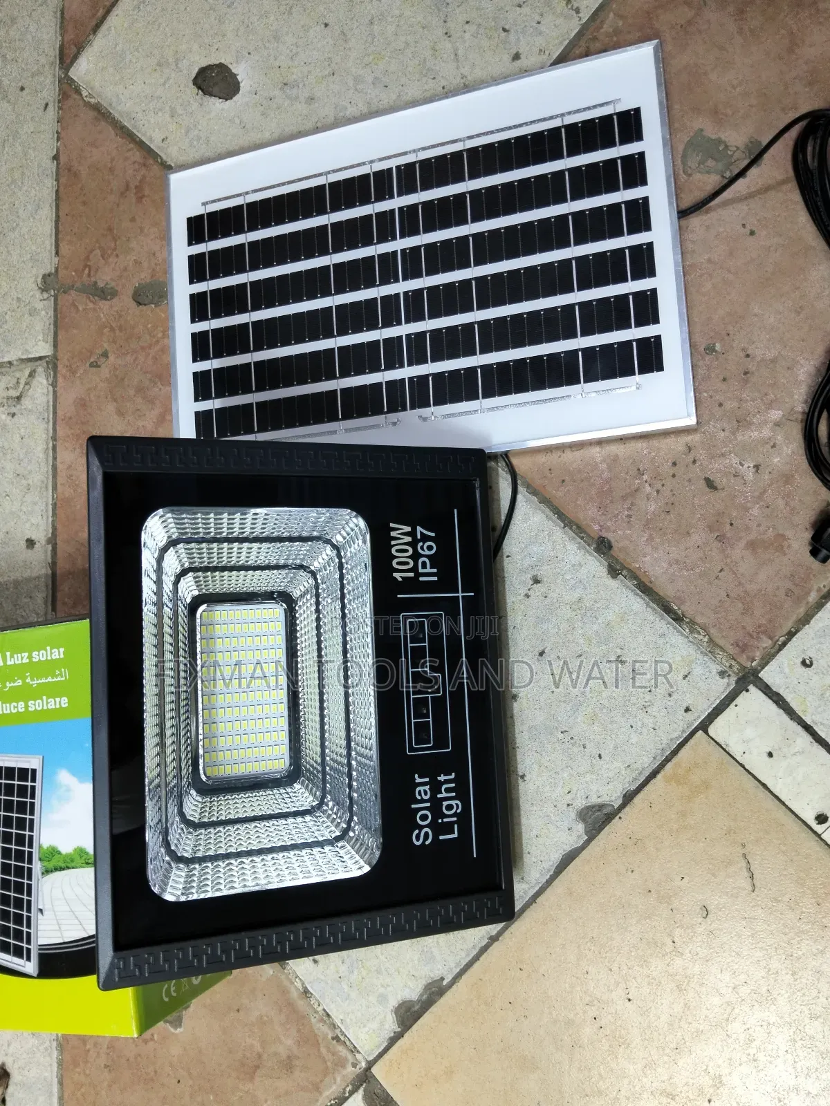 Solar Ip 67 Security Lights 100watts With Panel