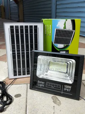 New Ip 67 Solar Flood Light 100 Watts And Sensor Panel
