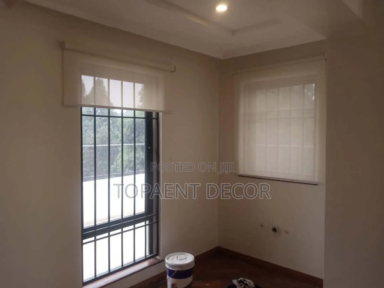 Horizontal Roll Up And Down Clear  Office Window And Door Curtains