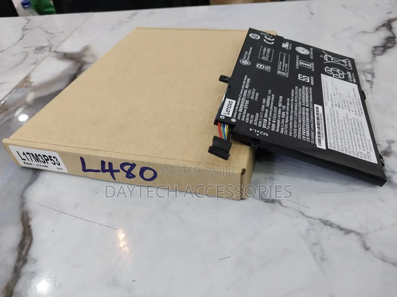 Lenovo E480 L17l3p52 Lithium-Ion Laptop Battery.