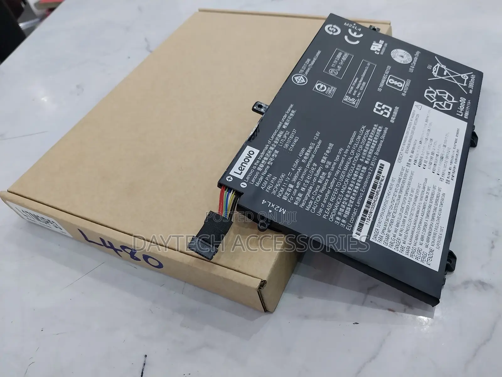 Lenovo E480 Original Genuine Laptop Battery 3880mah.